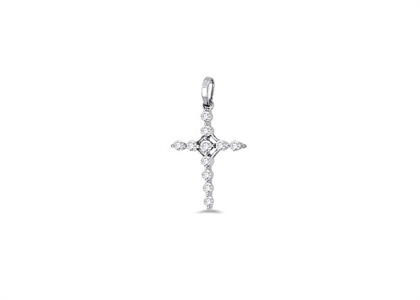 Rhodium Plated | Cross Pendants